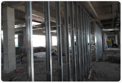 輕鋼龍骨，隔墻工程